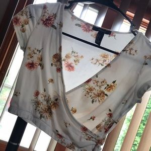 Floral Forever 21 crop top
